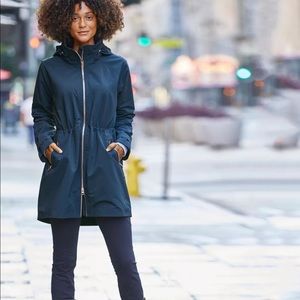 Athleta Misty Cinched Waist Jacket, Black, Medium